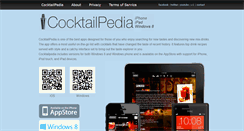 Desktop Screenshot of cocktailpedia.us
